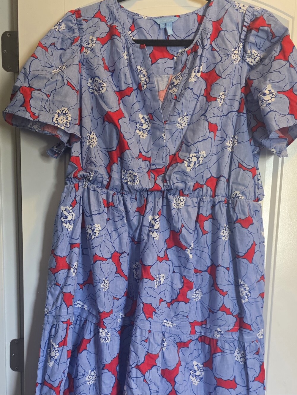 Draper James  Hollie Midi  Dress In Floating Floral - Picture 3 of 5